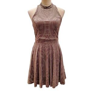 CITY STUDIO Sleeveless Dress Sparkle Damask  Cocktail Core Social Dress